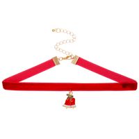Vintage-stil Weihnachtsbaum Legierung Flanell Großhandel Halskette Mit Anhänger sku image 9