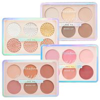 Casual Solid Color Plastic Shading Powder Eye Shadow main image 2