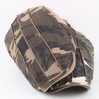 Men's Basic Camouflage Curved Eaves Beret Hat main image 3
