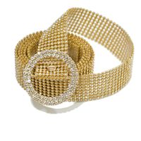 Simple Style Solid Color Alloy Plastic Women's Chain Belts sku image 7