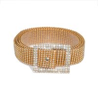 Simple Style Solid Color Alloy Plastic Women's Chain Belts sku image 2