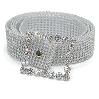 Simple Style Solid Color Alloy Plastic Women's Chain Belts sku image 12