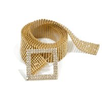 Simple Style Solid Color Alloy Plastic Women's Chain Belts sku image 16