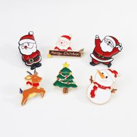 Classic Style Santa Claus Alloy Enamel Unisex Brooches main image 6