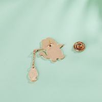 Simple Style Cat Alloy Enamel Couple Brooches main image 4