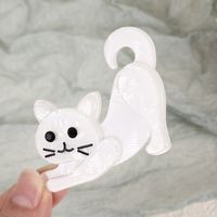 Simple Style Cat Arylic Stoving Varnish Women's Brooches sku image 1