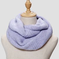 Women's Simple Style Solid Color Acrylic Scarf main image 1