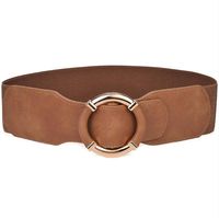Simple Style Classic Style Solid Color Pu Leather Alloy Women's Leather Belts sku image 7