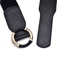 Simple Style Classic Style Solid Color Pu Leather Alloy Women's Leather Belts main image 3