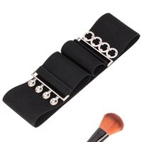 Basic Simple Style Solid Color Alloy Cloth Women's Woven Belts main image 4