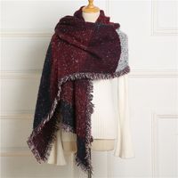 Women's Elegant Lady Color Block Acrylic Scarf main image 5