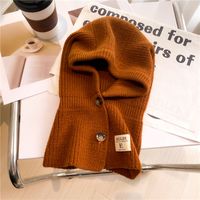 Women's Casual Solid Color Knit Scarf sku image 4