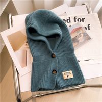 Women's Casual Solid Color Knit Scarf sku image 9