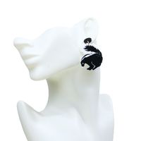 1 Pair Simple Style Animal Printing Arylic Drop Earrings main image 2