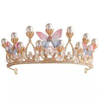 Elegant Sweet Crown Alloy Plating Inlay Rhinestones Crown main image 4