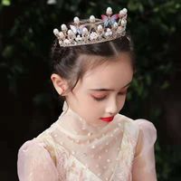 Elegant Sweet Crown Alloy Plating Inlay Rhinestones Crown main image 3