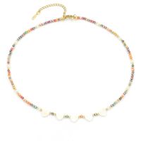 Classic Style Round Shell Beaded Women's Necklace main image 4