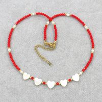 Classic Style Round Shell Beaded Women's Necklace main image 8
