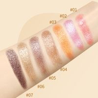 Casual Solid Color Plastic Eye Shadow main image 3