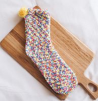 Femmes Décontractée Style Simple Multicolore Fibre Chimique Polyester Crew Socks Une Paire sku image 9