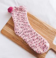Frau Lässig Einfacher Stil Mehrfarbig Chemische Faser Polyester Crew Socken Ein Paar sku image 7