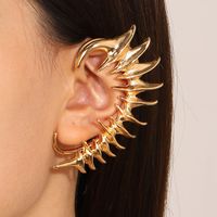 1 Piece Vintage Style Geometric Solid Color Plating Alloy 14k Gold Plated Silver Plated Ear Hanging main image 1