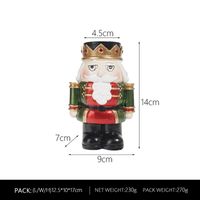 Christmas Cartoon Style Cute Retro Cartoon Character Resin Indoor Family Gathering Festival Candlestick sku image 1