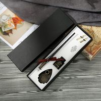 1 Set Feather Learning Stainless Steel Preppy Style Fountain Pen sku image 13