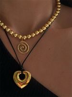 Edelstahl 304 Hawaiisch Ferien Klassischer Stil Überzug Geometrisch Halskette Mit Anhänger main image 7