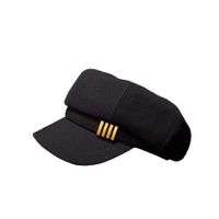 Women's Basic Vintage Style Solid Color Curved Eaves Beret Hat main image 5