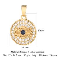 Sun Moon XINGX Universe Star Copper Zircon Pendant Perfume Bottle Ballet Palm Eye Necklace Decorative Pendant sku image 7