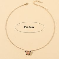 Casual Simple Style Streetwear Butterfly Alloy Wholesale Pendant Necklace main image 7