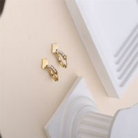 1 Piece Romantic Modern Style Sweet Star Moon Heart Shape Plating Inlay Stainless Steel Artificial Pearls 18k Gold Plated Drop Earrings sku image 11