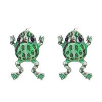 1 Pair Hip-hop Funny Frog Alloy Ear Studs sku image 2