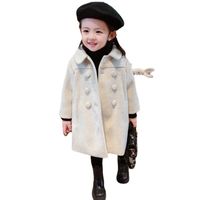 Elegant Solid Color Polyester Girls Outerwear main image 5