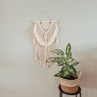 Vacation Solid Color Cotton Pendant Wall Art main image 3