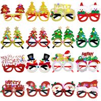 Christmas Cartoon Style Santa Claus Plastic Nonwoven Party Festival Photography Props main image 1