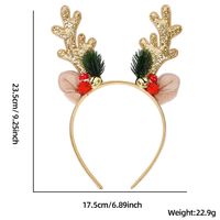 Christmas Cartoon Style Antlers Plastic Party Festival Headband sku image 1