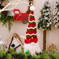 Christmas Cartoon Style Cute Christmas Hat Polyester Indoor Party Festival Hanging Ornaments sku image 1
