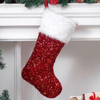 Christmas Retro Exaggerated Sock Cloth Indoor Party Festival Christmas Socks sku image 1