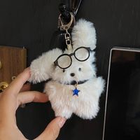 Cute Rabbit Plush Women's Bag Pendant Keychain main image 6