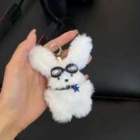 Cute Rabbit Plush Women's Bag Pendant Keychain main image 3