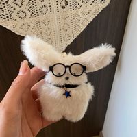 Cute Rabbit Plush Women's Bag Pendant Keychain main image 4