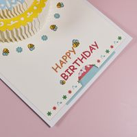 Birthday Cartoon Style Cute Bear Paper Birthday Festival Card main image 4