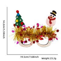 Christmas Cartoon Style Christmas Hat Plastic Party Festival Photography Props sku image 1