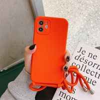 Simple Style Solid Color Silica Gel   Phone Cases main image 5