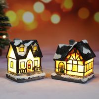 Christmas Cartoon Style Cute Christmas House Resin Indoor Festival Ornaments main image 4