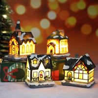 Christmas Cartoon Style Cute Christmas House Resin Indoor Festival Ornaments main image 5