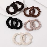 Simple Style Solid Color Cloth Hair Tie main image 4