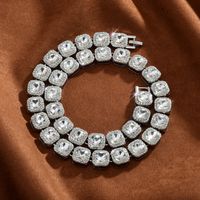 Hip-hop Exaggerated Punk Solid Color Alloy Plating Inlay Rhinestones Unisex Bracelets Necklace main image 4